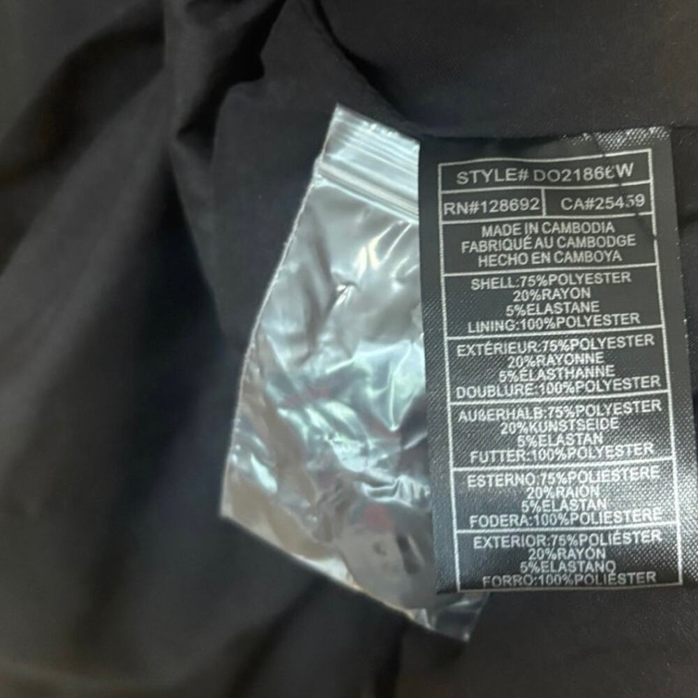 Steve‎ Madden Black Button Front Vest SIze XL - Picture 5 of 7